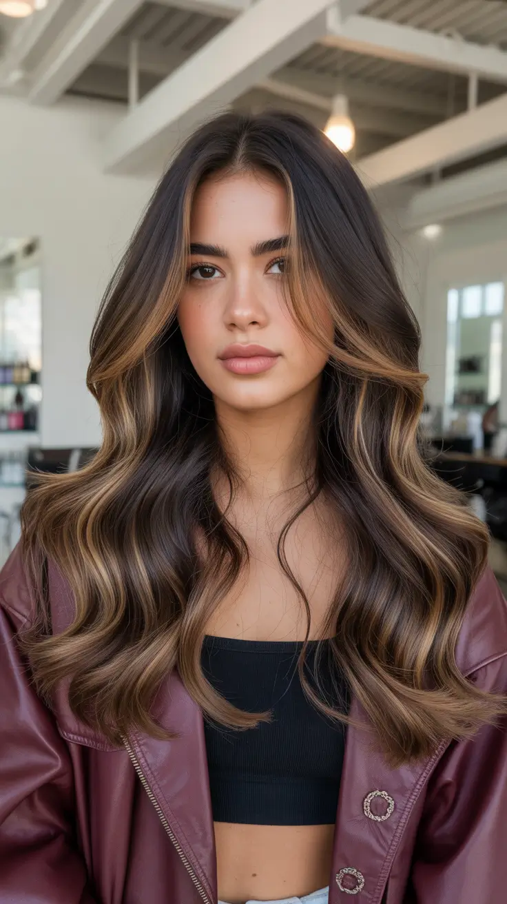 balayage hair color ideas 2026 Toffee Mocha Flow