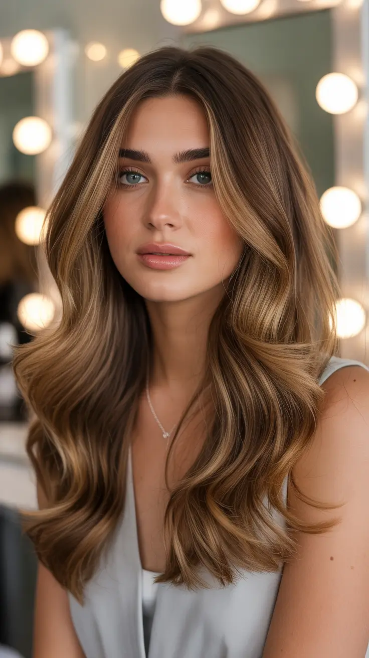 balayage hair color ideas 2026 Sunlit Honey Layers