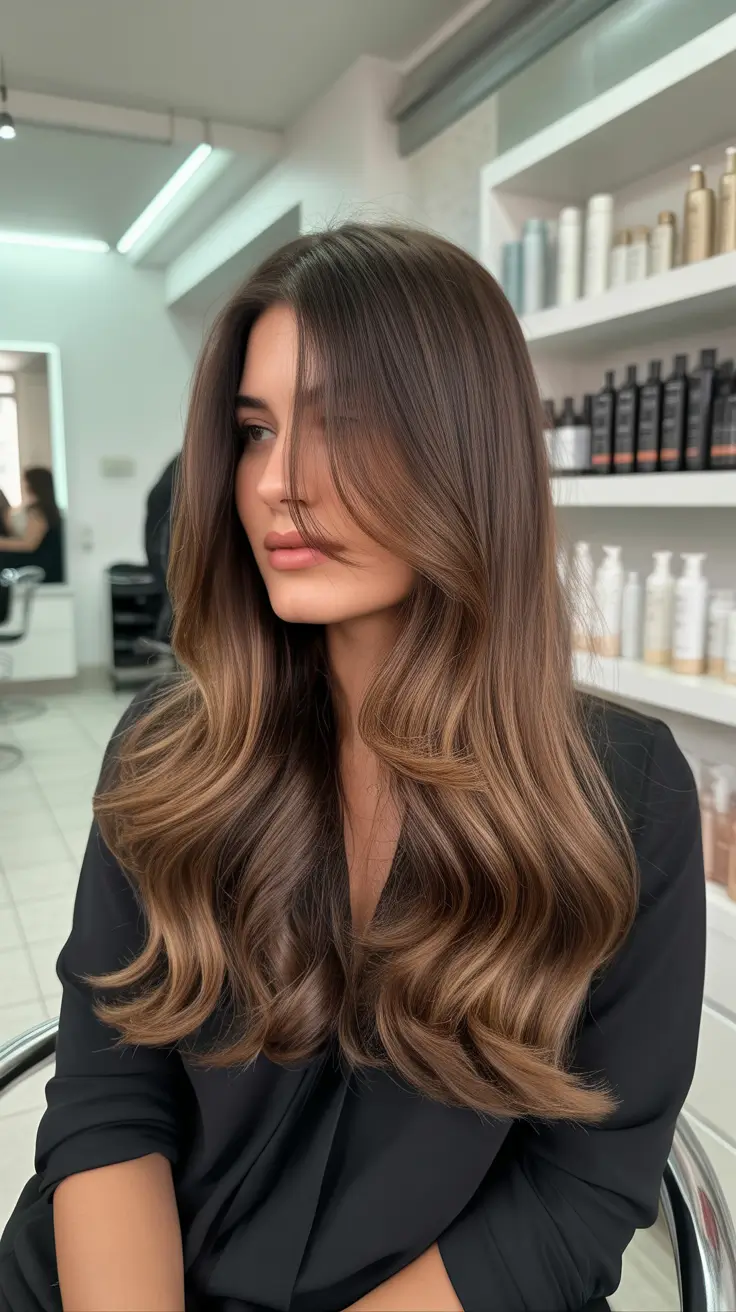 Best hair color for brown skin 2026 Cocoa Swirl Elegance