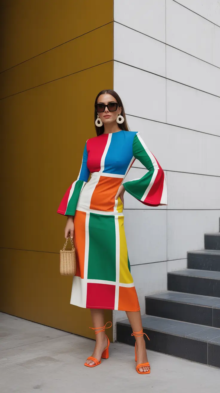 vacation outfits colorful Modern Color Play