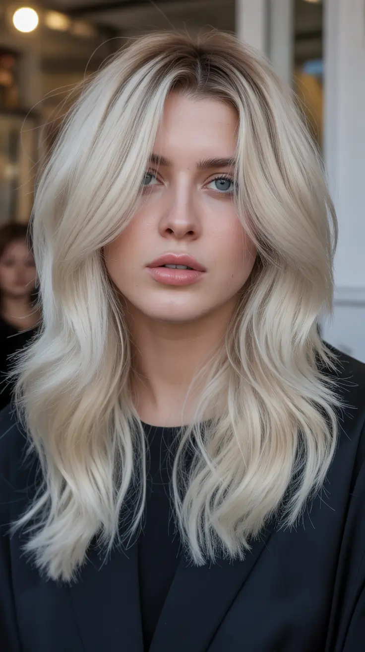 Blonde hair color 2026 - Soft Platinum Layers