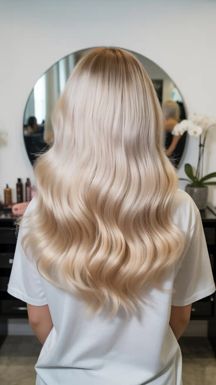 Blonde hair color 2026 - Vanilla Pearl Waves