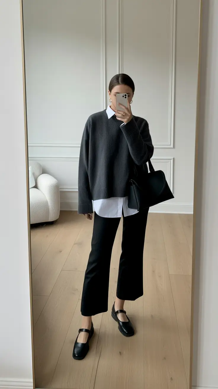 business casual outfits for women Modern Monochrome Ease