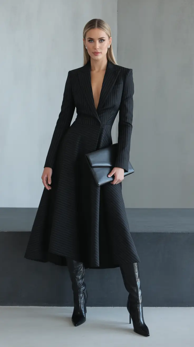 business casual outfits for women Architectural Elegance in Motion