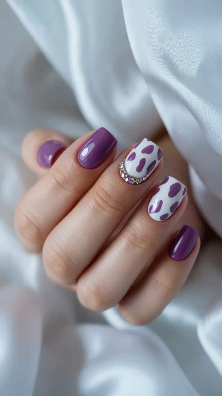 Chic Christmas Nails 2025 Plum Luxe with a Twist