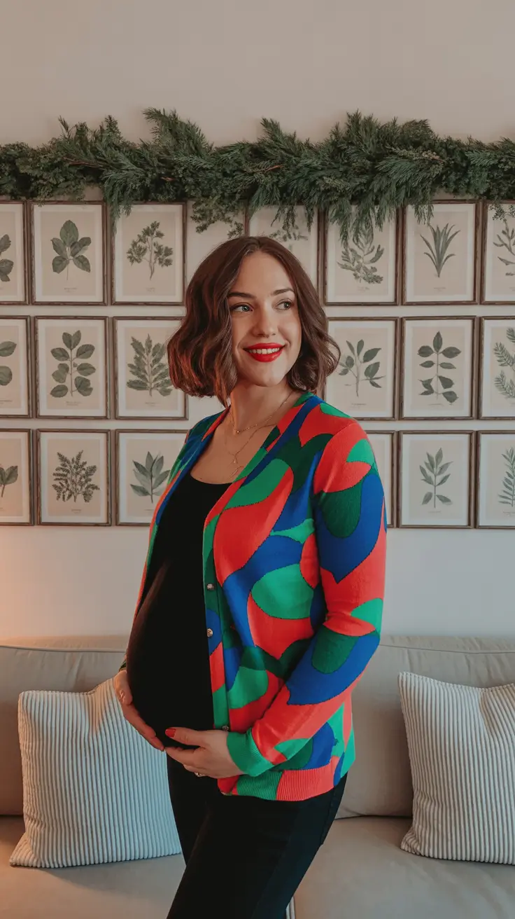 pregnancy outfits winter Color Pop Confidence