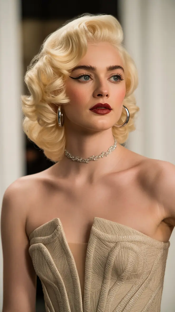 Christmas Hairstyles Trends 2025 Modern Marilyn Curls