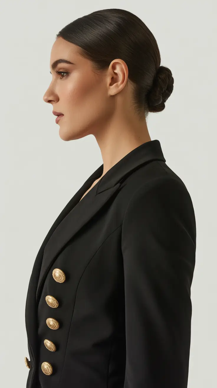 Christmas Hairstyles Trends 2025 Polished Low Knot