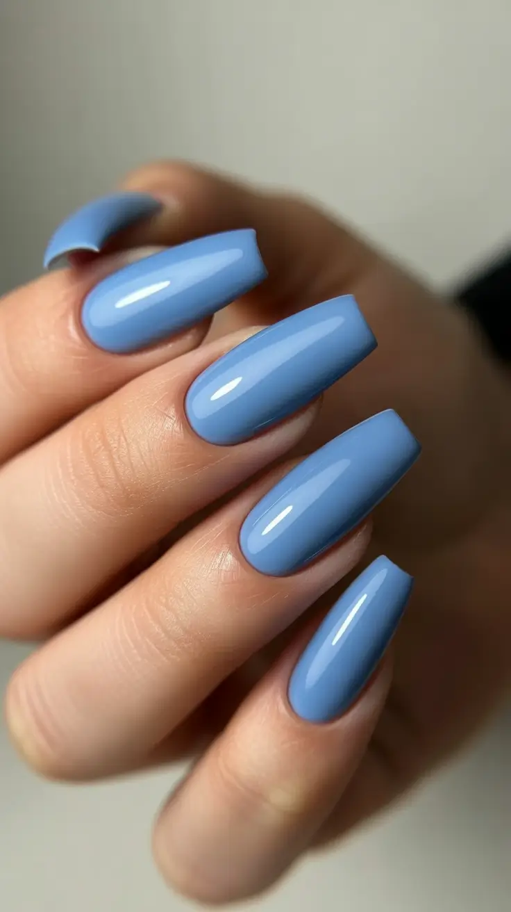 christmas nail art ideas 2025 frosty sky blue