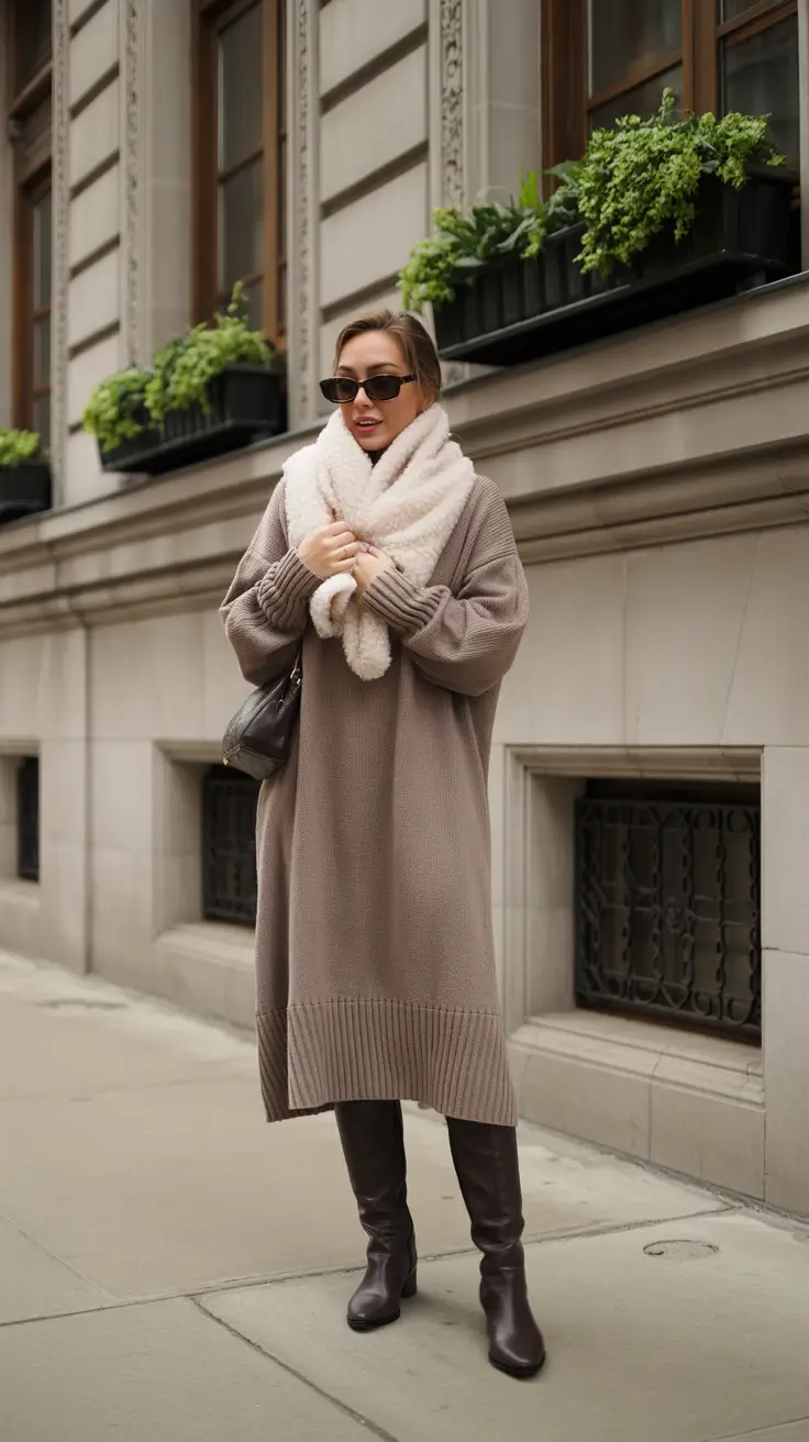 cozy outfits to wear in december 2025 Knitted Calm