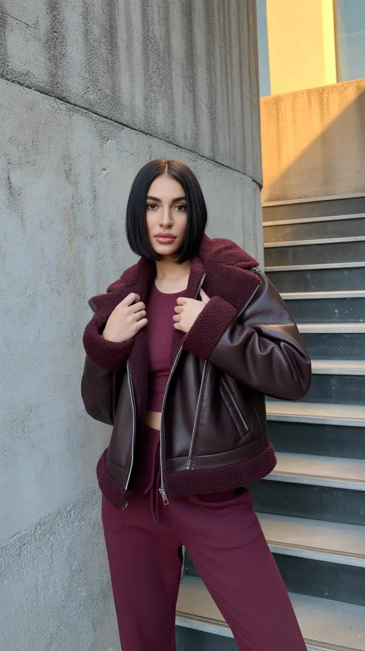 cozy outfits to wear in december 2025 Rich Tones and Texture Play