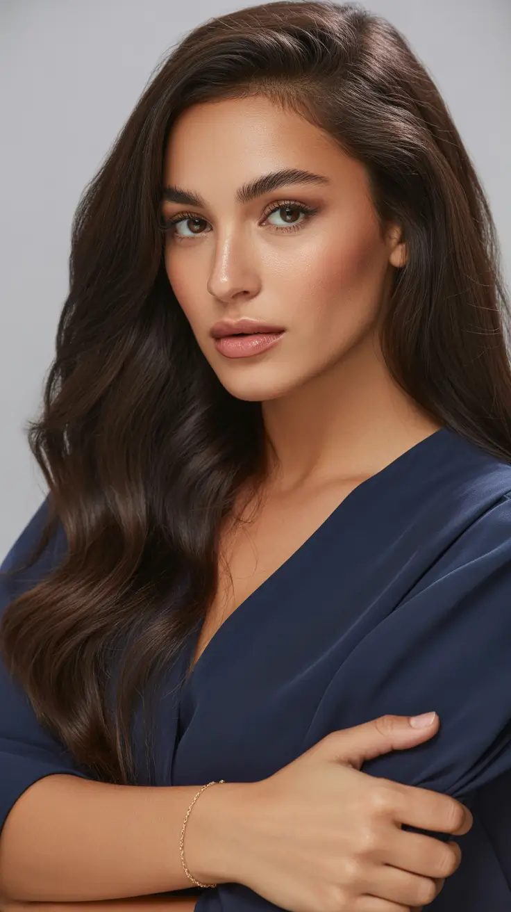 dark brown hair color 2026 Velvet Midnight Brown