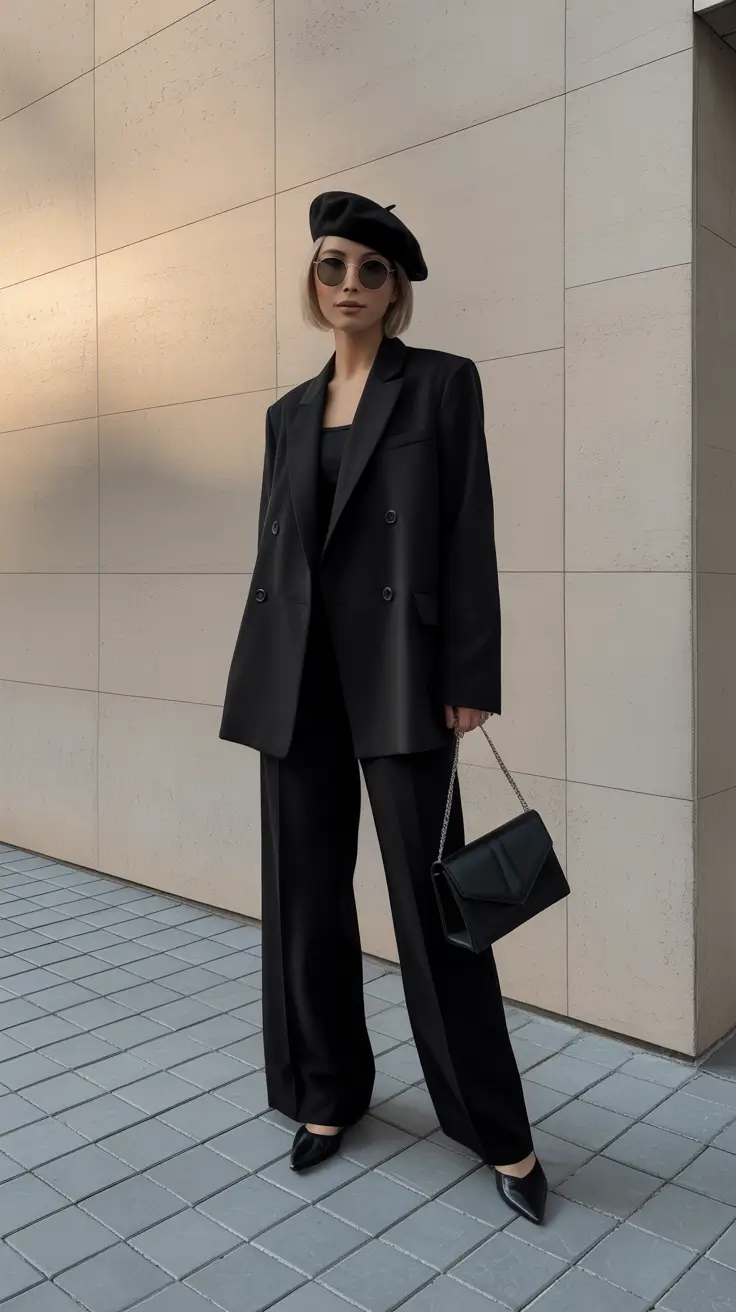 Edgy Going Out Outfits 2026 Parisian Noir