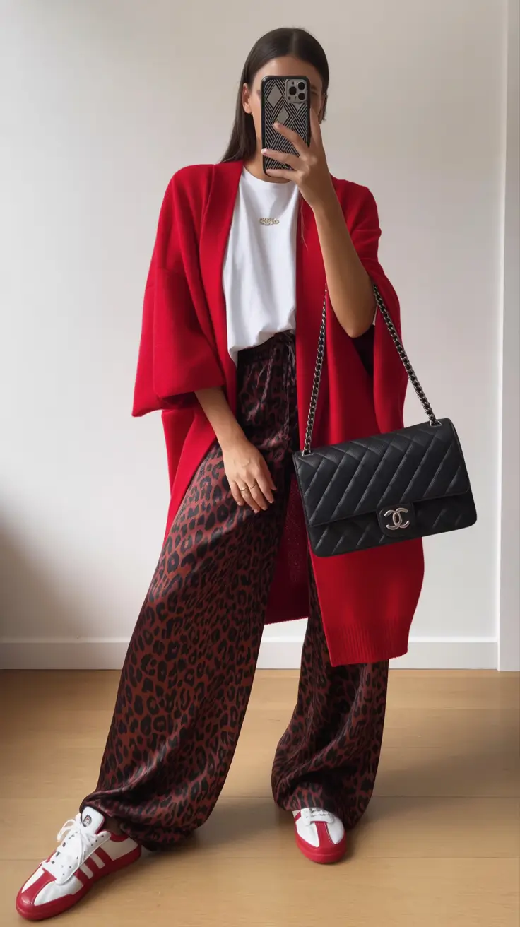 Edgy Going Out Outfits 2026 Red Luxe