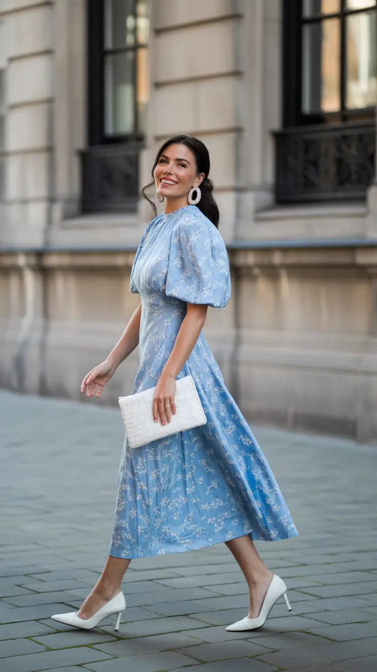 Formal wedding guest outfits 2026 Powder Blue Grace