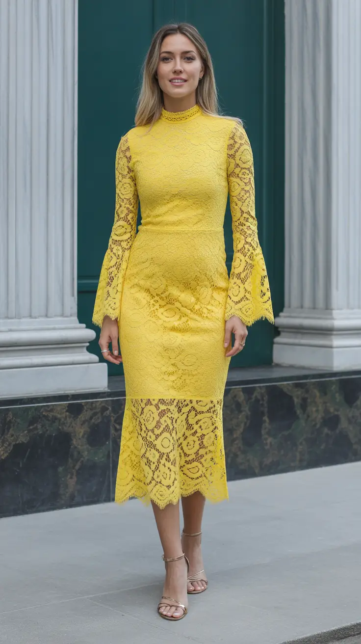 Formal wedding guest outfits 2026 Sunshine Lace