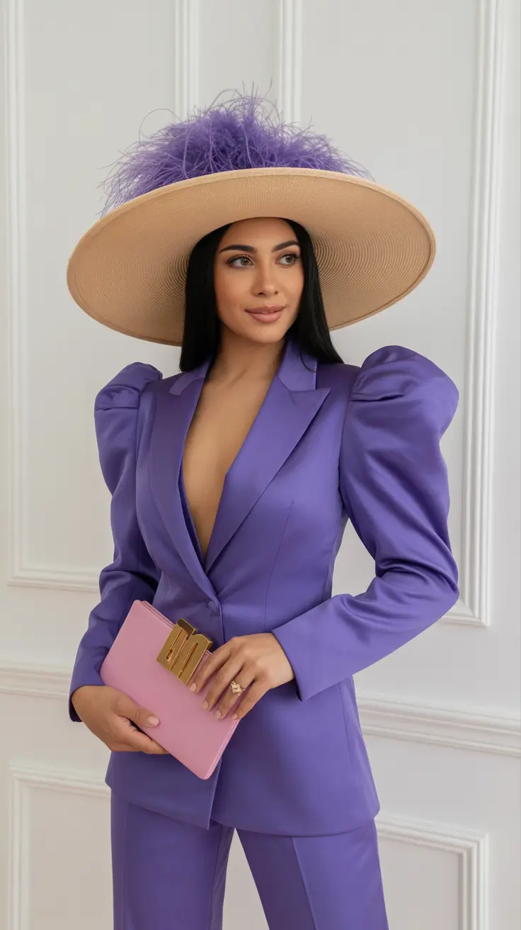 Formal wedding guest outfits 2026 Violet Power