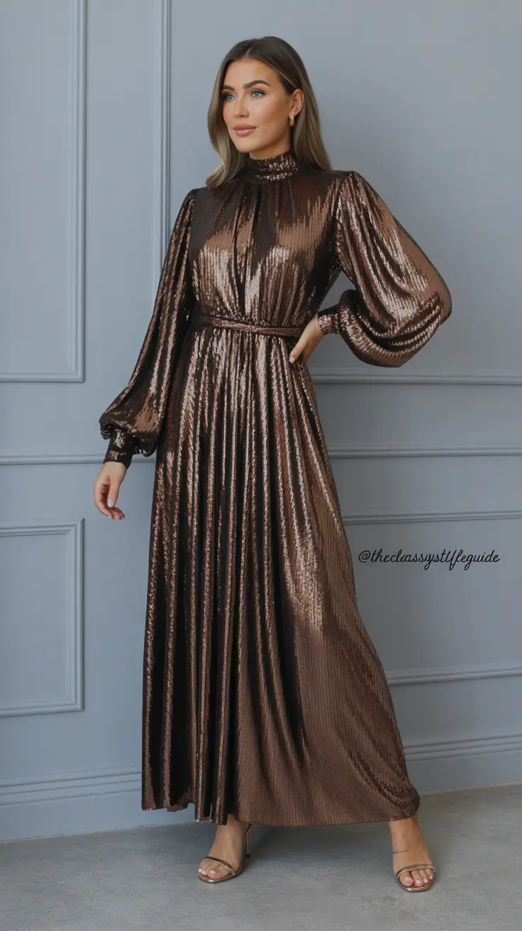 Formal wedding guest outfits 2026 Copper Glow
