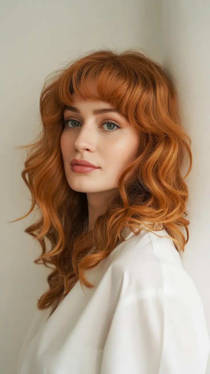 hair color ideas 2026 Amber Cinnamon Glow