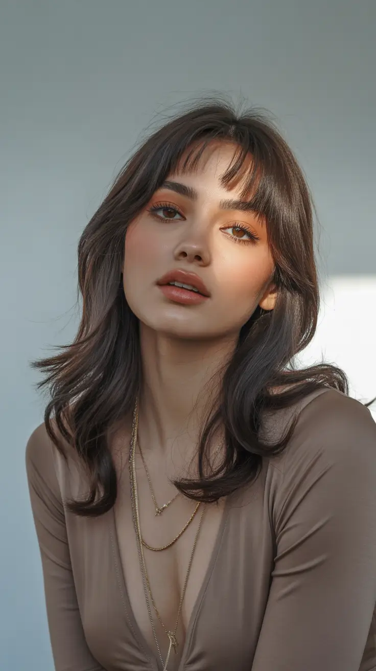 hair color ideas 2026 Smoky Brunette Layers