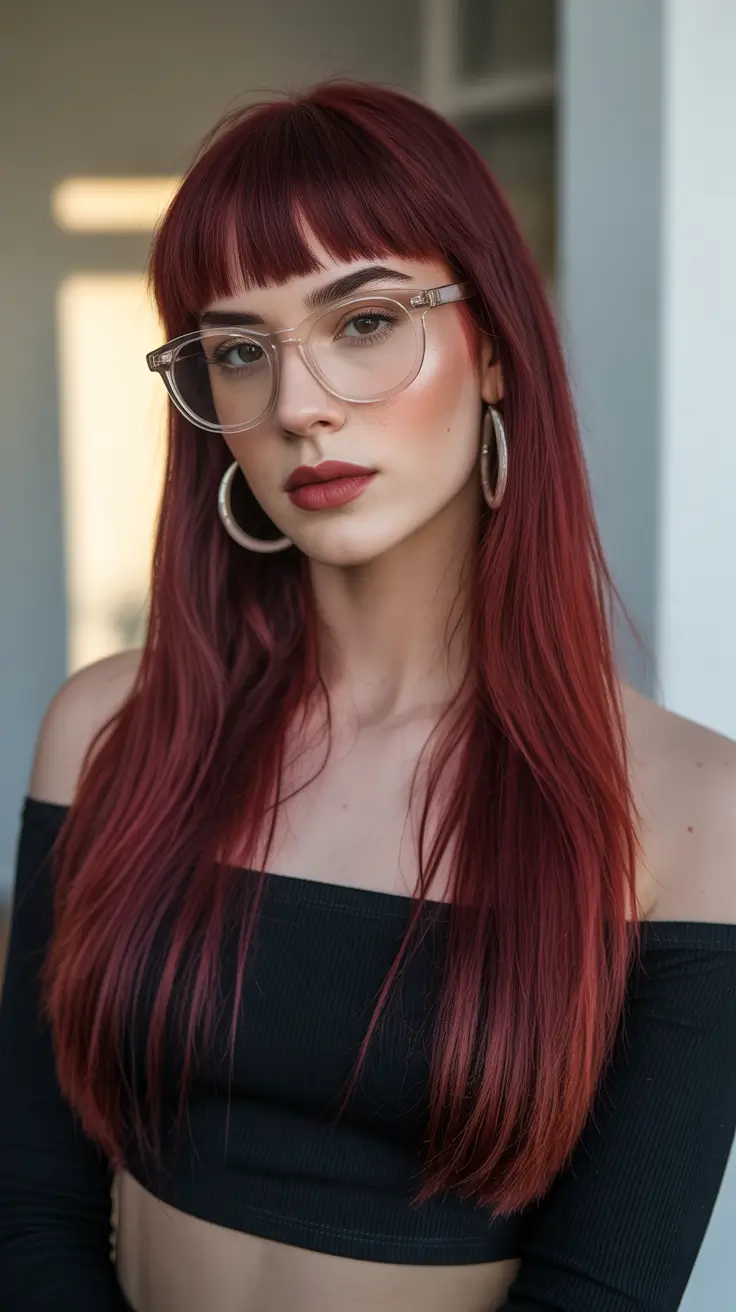 hair color ideas 2026 Velvet Cherry Stream
