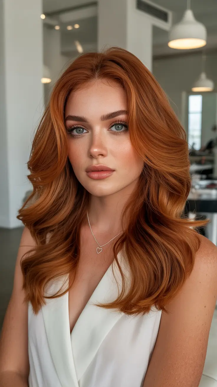 hair color ideas to look younger 2026 Copper Glow Revival