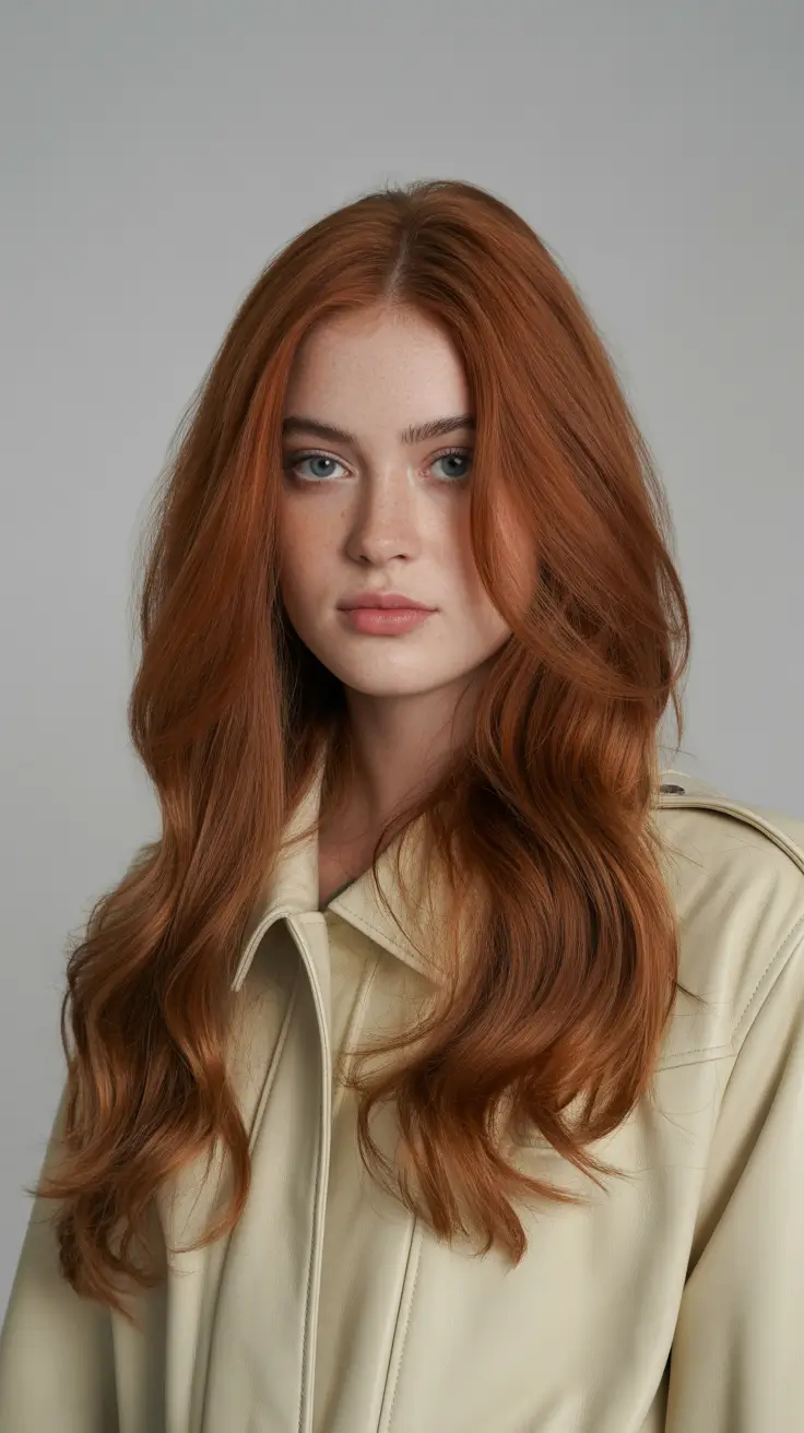hair color ideas to look younger 2026 Cinnamon Honey Volume