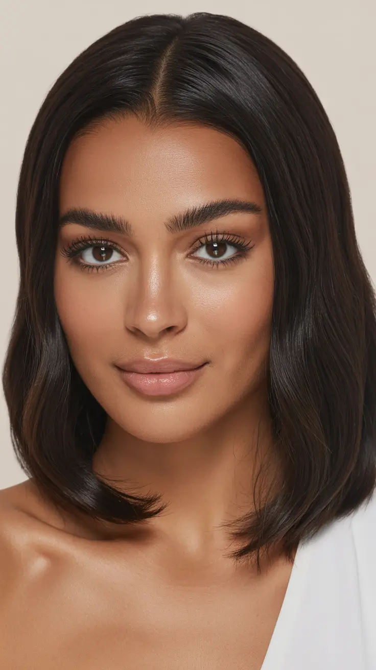 hair color ideas to look younger 2026 Classic Espresso Bob