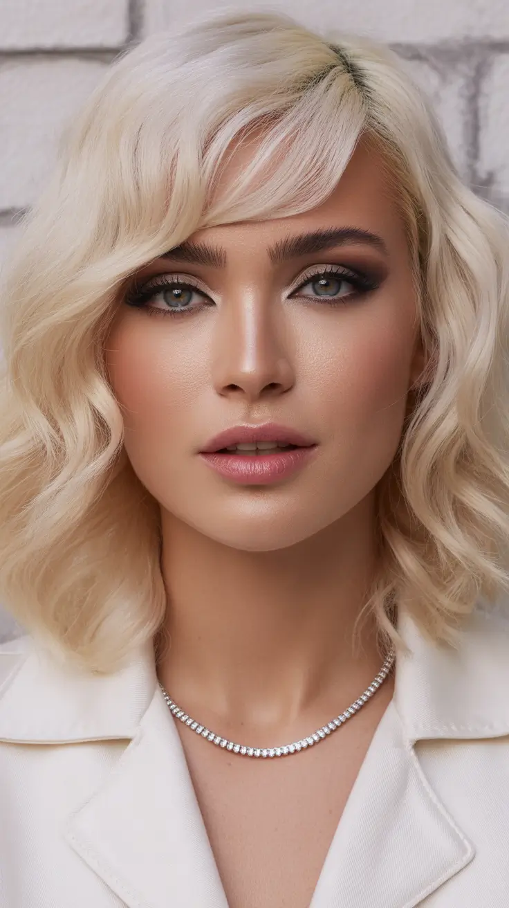 honey blonde hair color 2026 Champagne Luxe Bob