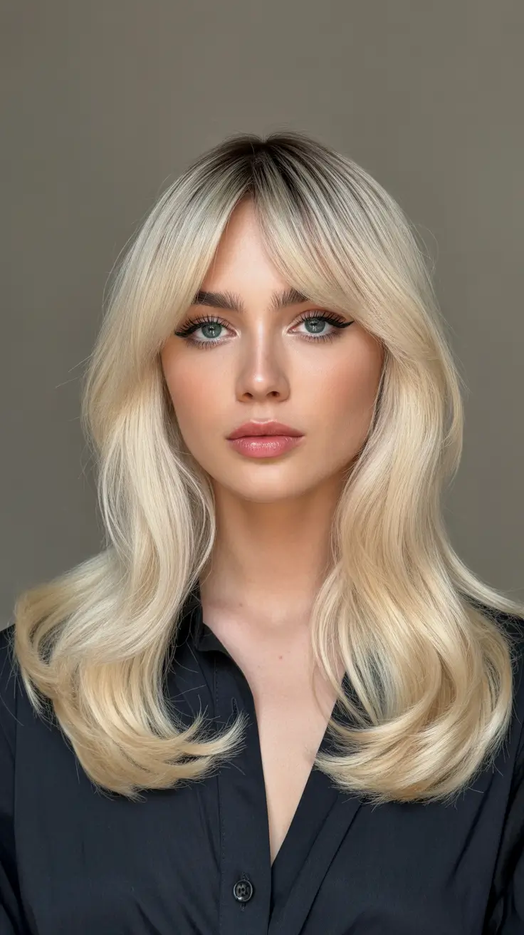 honey blonde hair color 2026 Buttery Curtain Layers