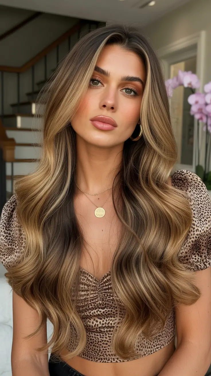 honey brown hair color 2026 Cinnamon Luxe Blend