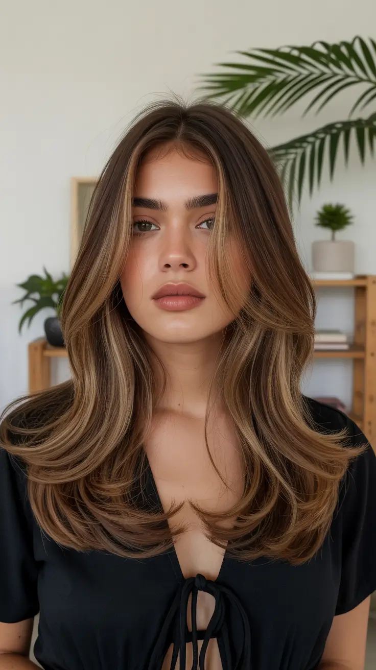 honey brown hair color 2026 Bronzed Midlight Shimmer