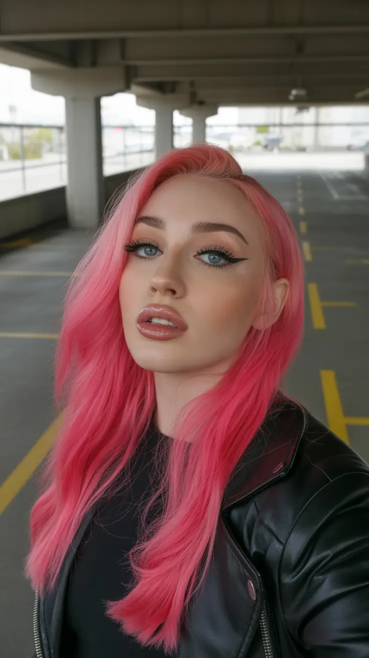 Hot pink hair color 2026 Urban Candy Pink