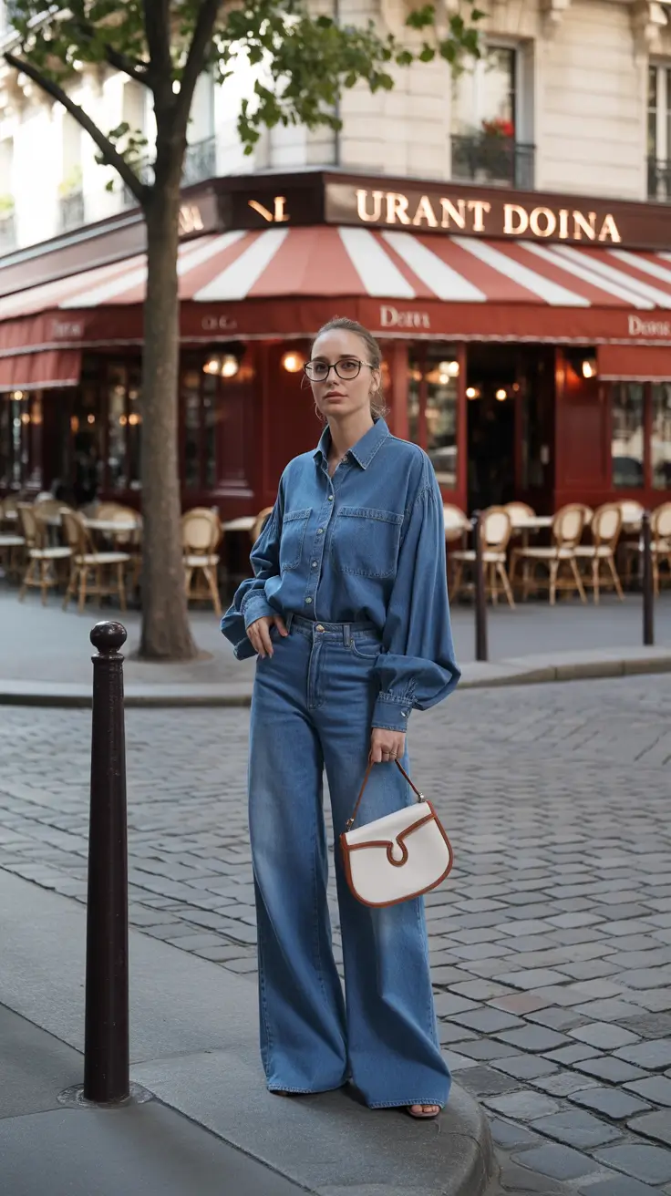 Jeans outfits for women 2026 - Parisian Denim Ease