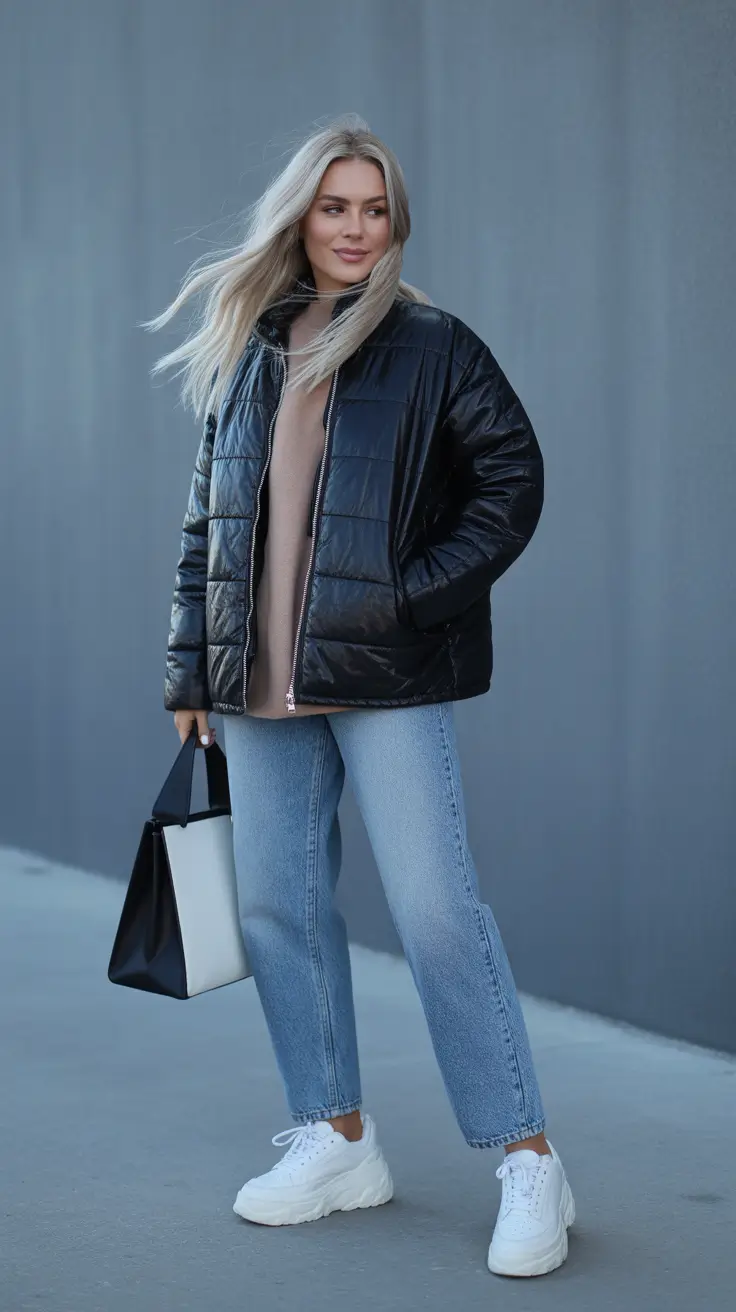 casual outfits for women Modern Monochrome Street Style