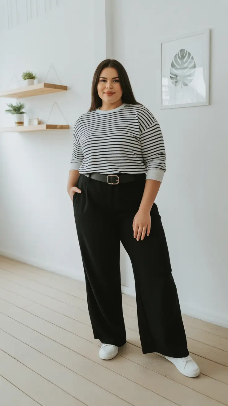 plus size outfits woman ideas Casual Parisian Mood