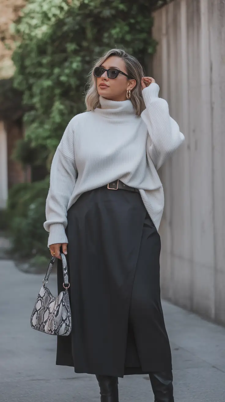 plus size outfits woman ideas Effortless Street Chic