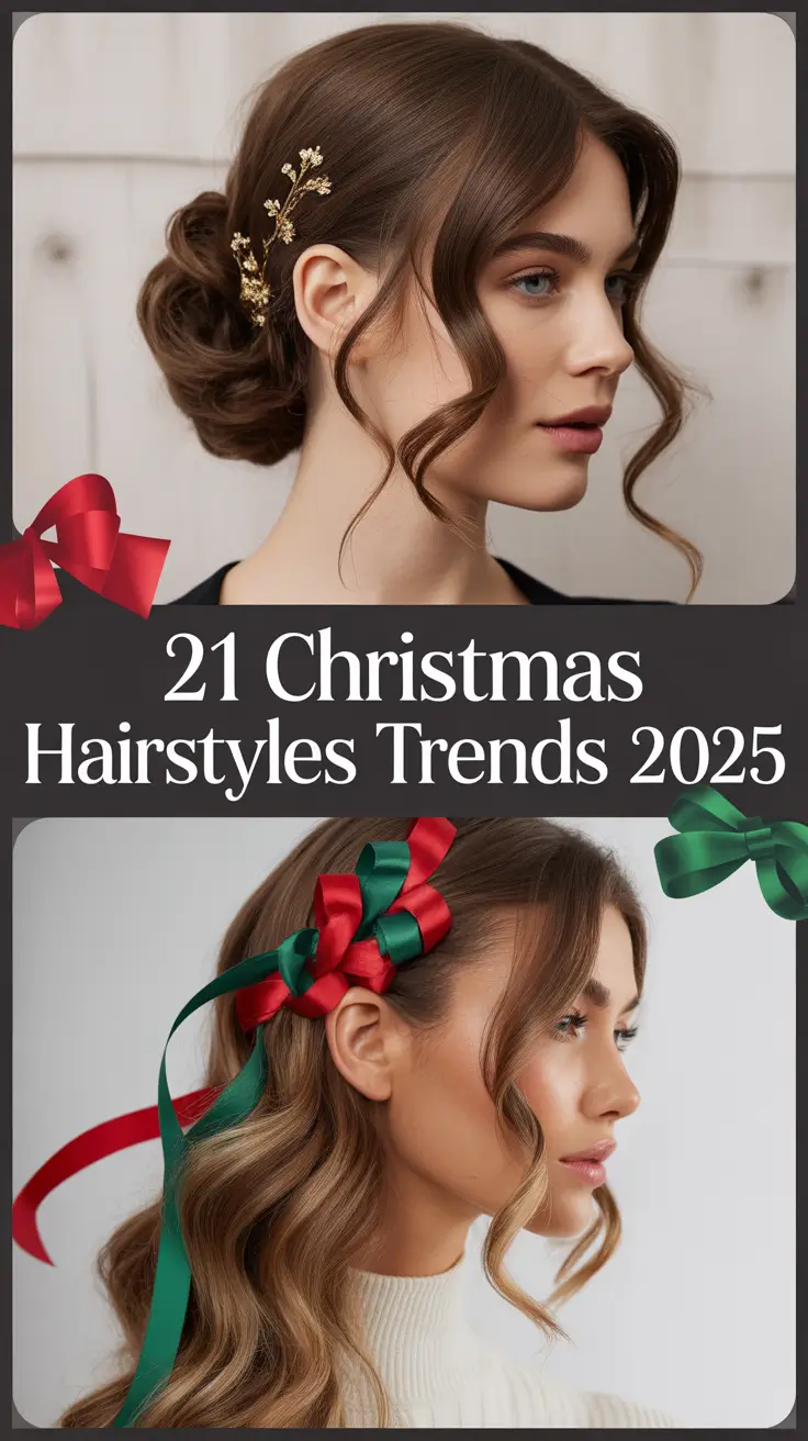 Christmas Hairstyles Trends 2025: Cute & Easy Holiday Hair Ideas for Women