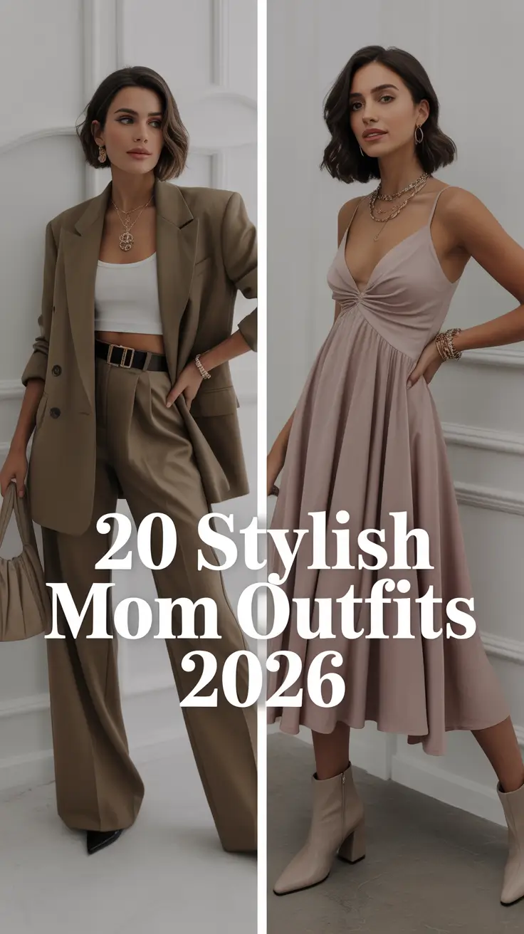 Stylish Mom Outfits 2026: Fresh, Chic & Everyday Looks for Modern Moms