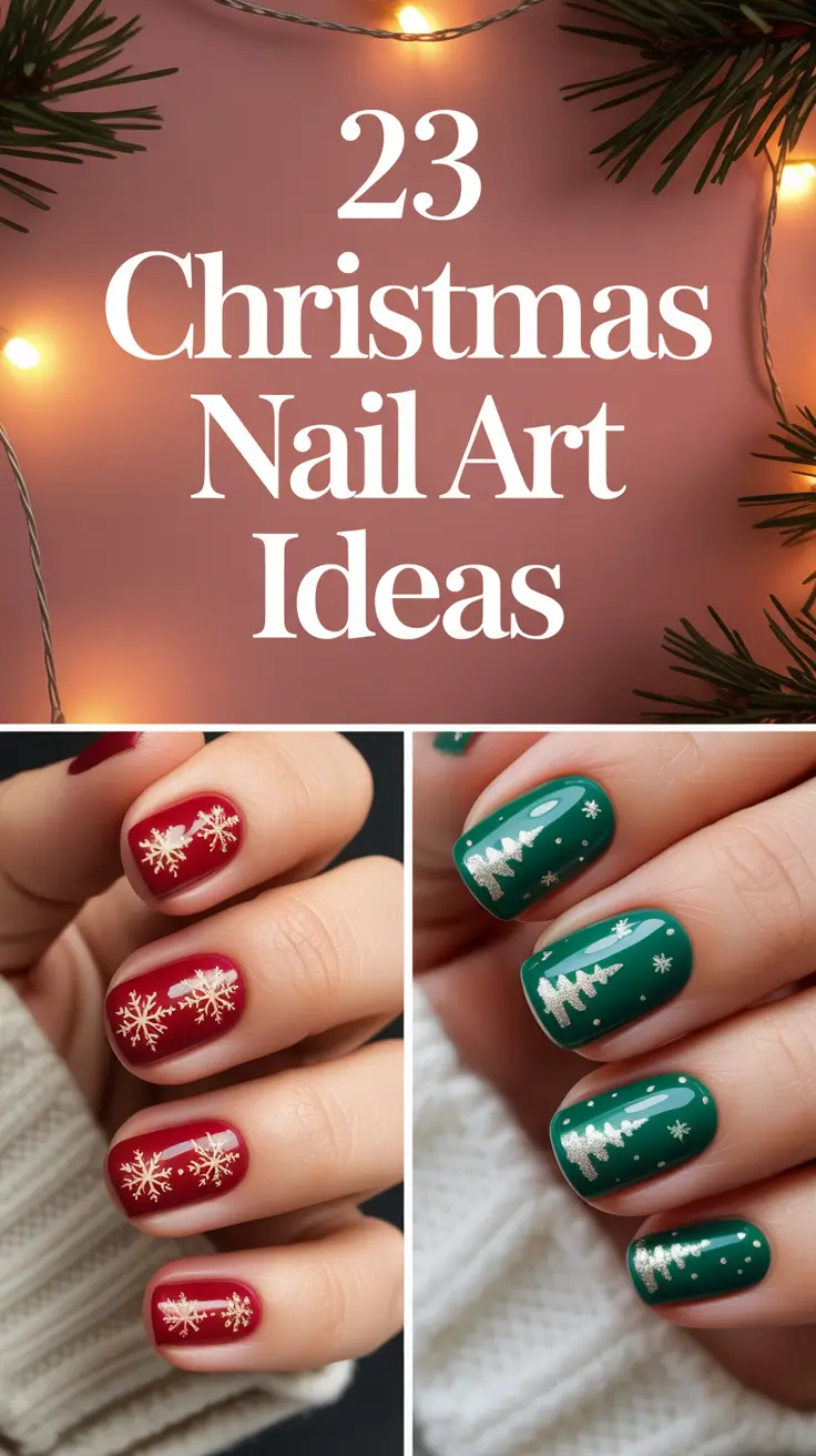 Christmas Nail Art Ideas 2025: Sparkling Designs & Easy Winter Inspiration for Every Style