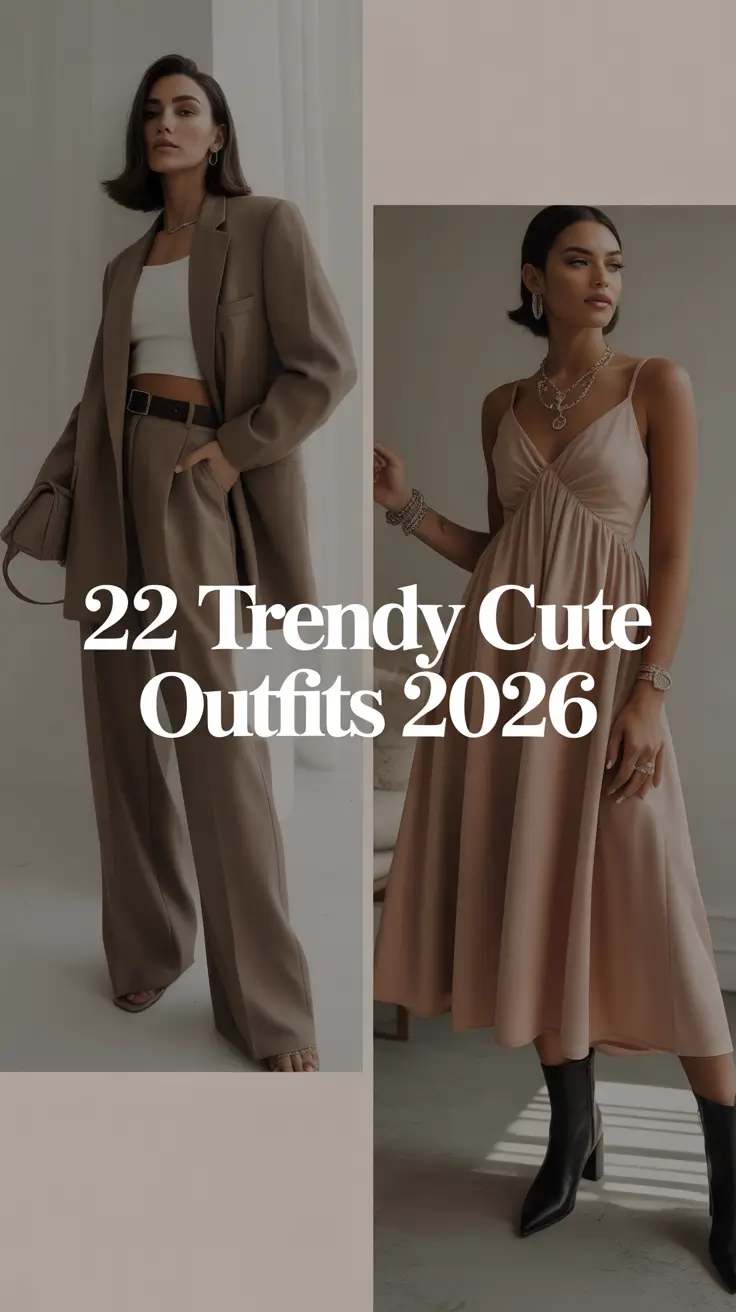 Trendy Cute Outfits 2026: Comfy & Aesthetic Ideas for School and Everyday Style