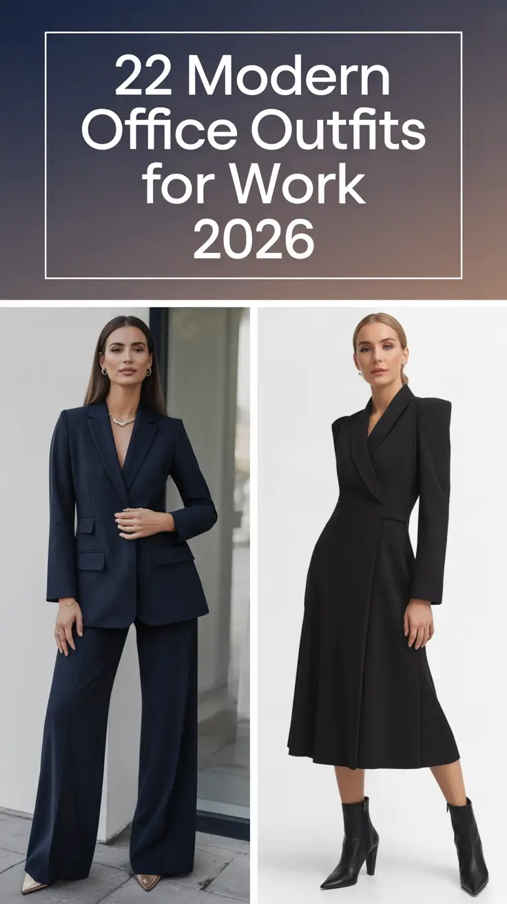 Modern Office Outfits for Work 2026: Chic & Elegant Ideas for Every Season