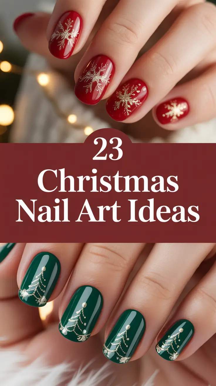 Christmas Nail Art Ideas 2025: Sparkling Designs & Easy Winter Inspiration for Every Style