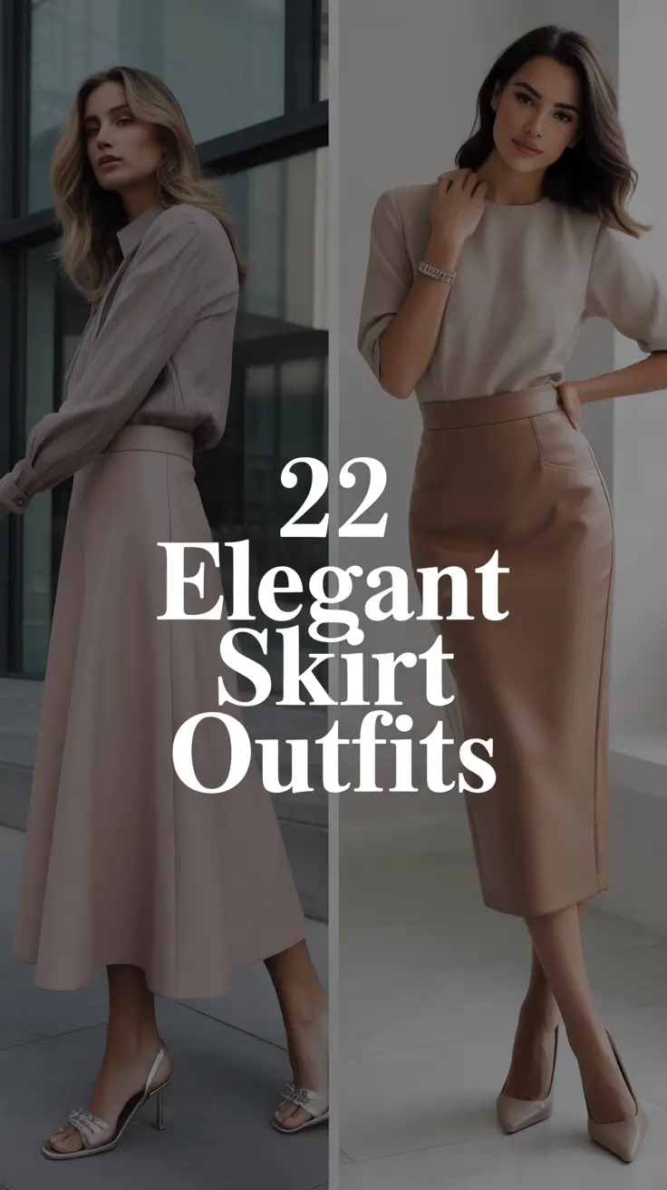 Elegant Skirt Outfits 2026: Chic Midi, Maxi & Pleated Looks for Every Season