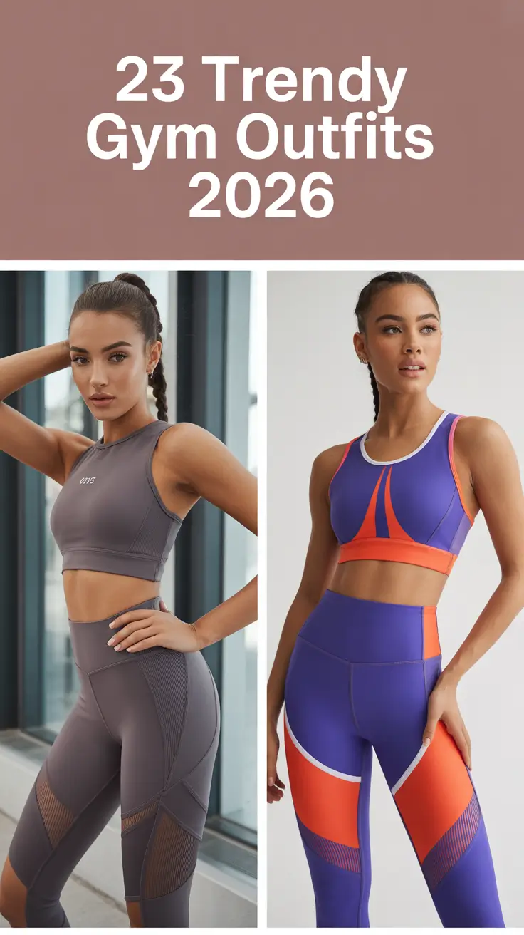 Trendy Gym Outfits 2026: Aesthetic & Classy Ideas for Women Who Love Style and Comfort