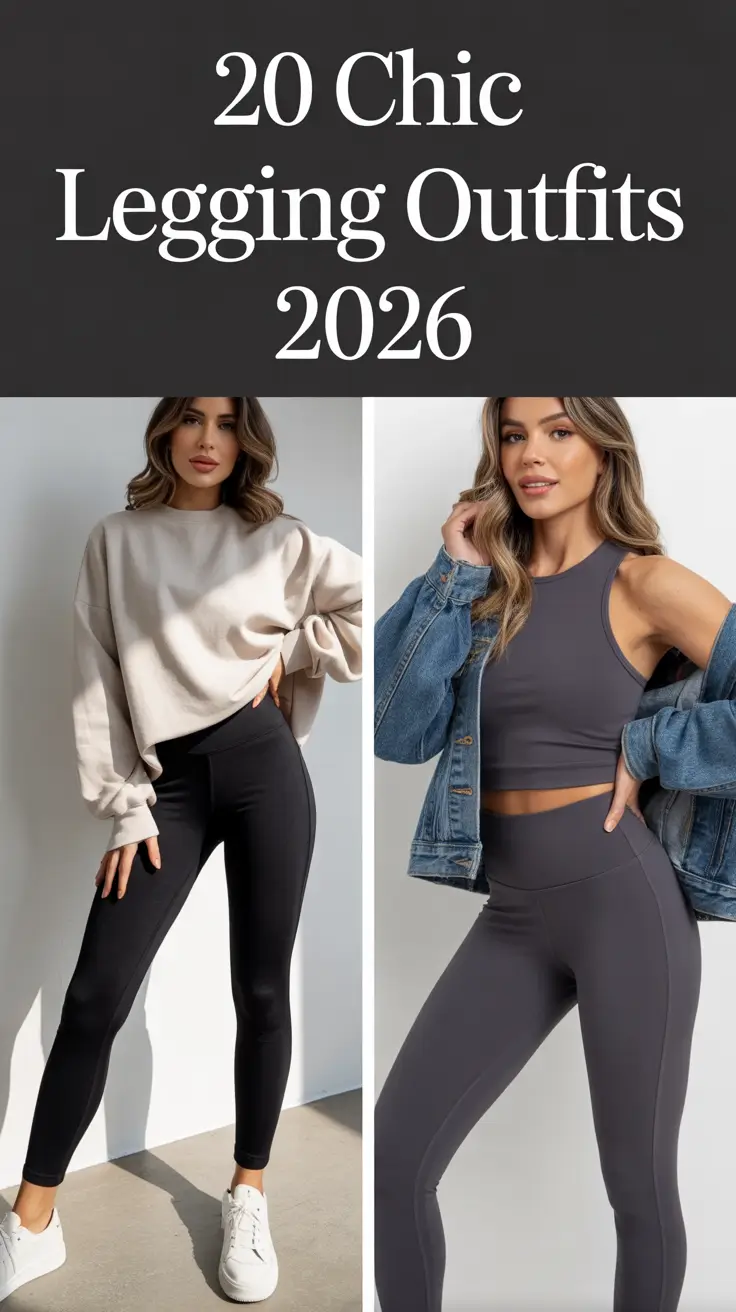 Chic Legging Outfits 2026: Stylish, Casual & Aesthetic Looks for Every Season