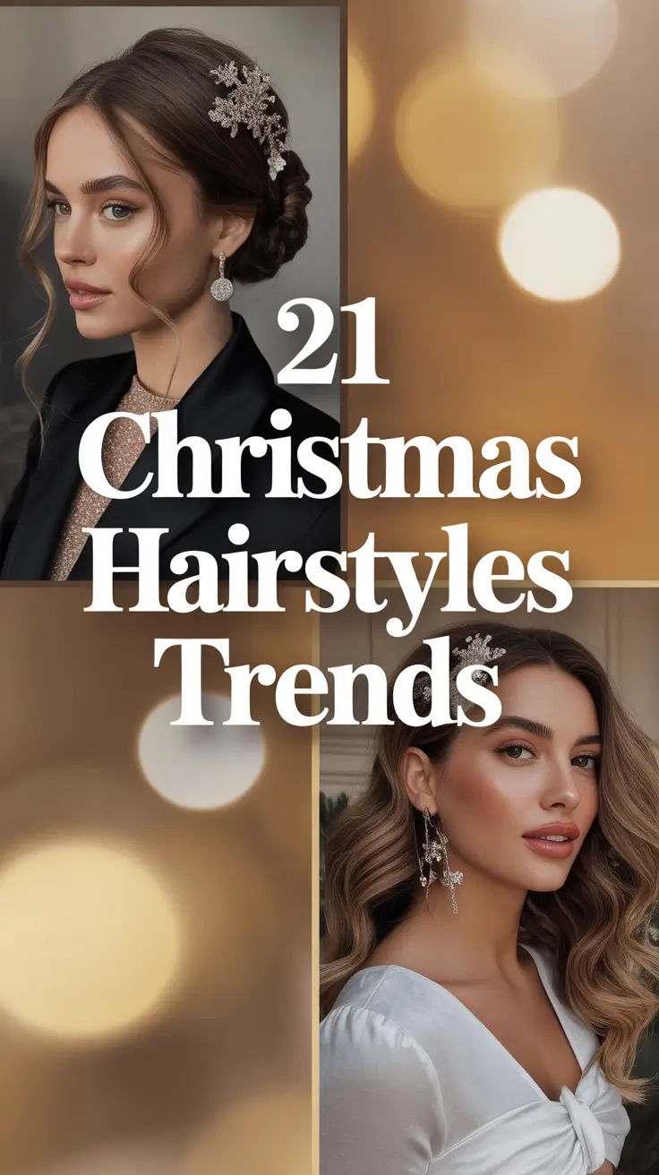 Christmas Hairstyles Trends 2025: Cute & Easy Holiday Hair Ideas for Women