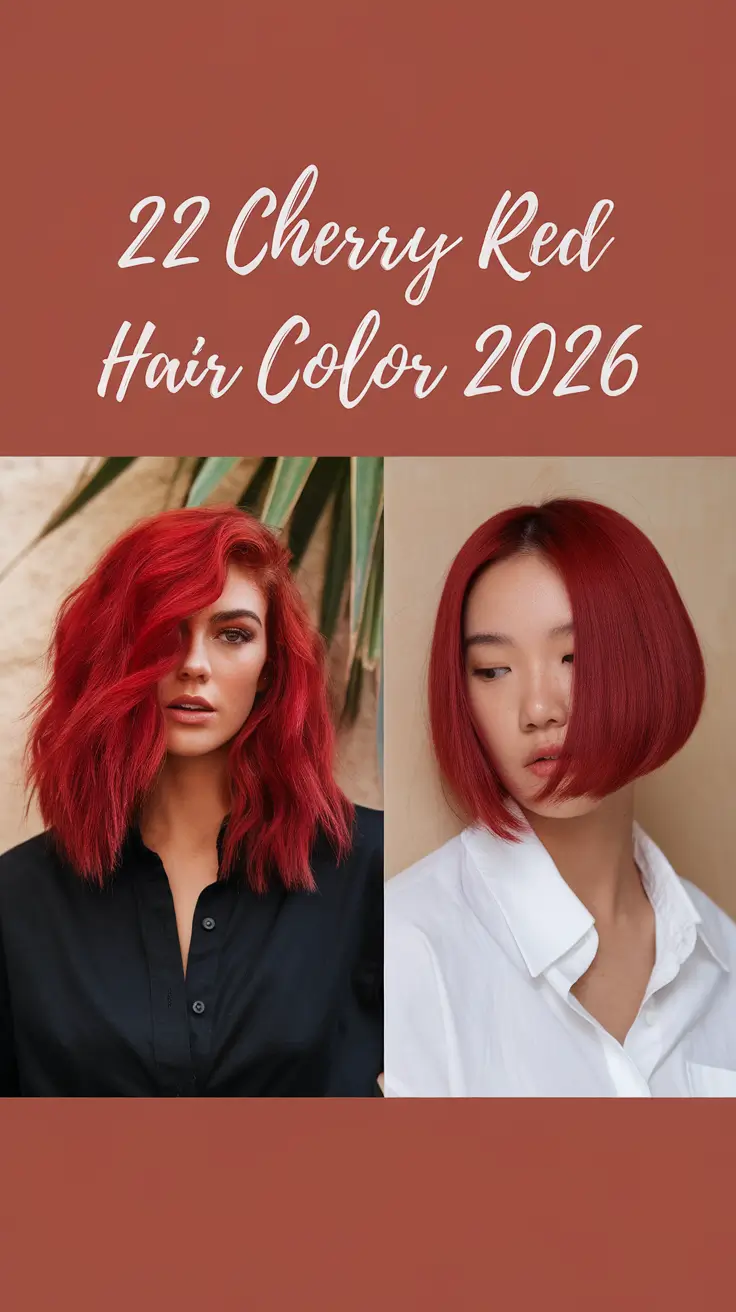 Cherry Red Hair Color 2026: Bold, Bright & Beautiful Ideas for Every Skin Tone