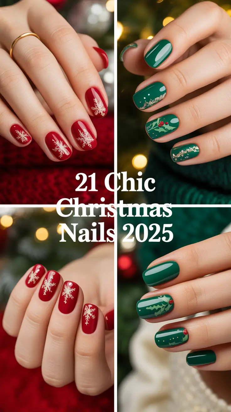Chic Christmas Nails 2025: Trendy Festive Designs & Winter Inspo for Every Style