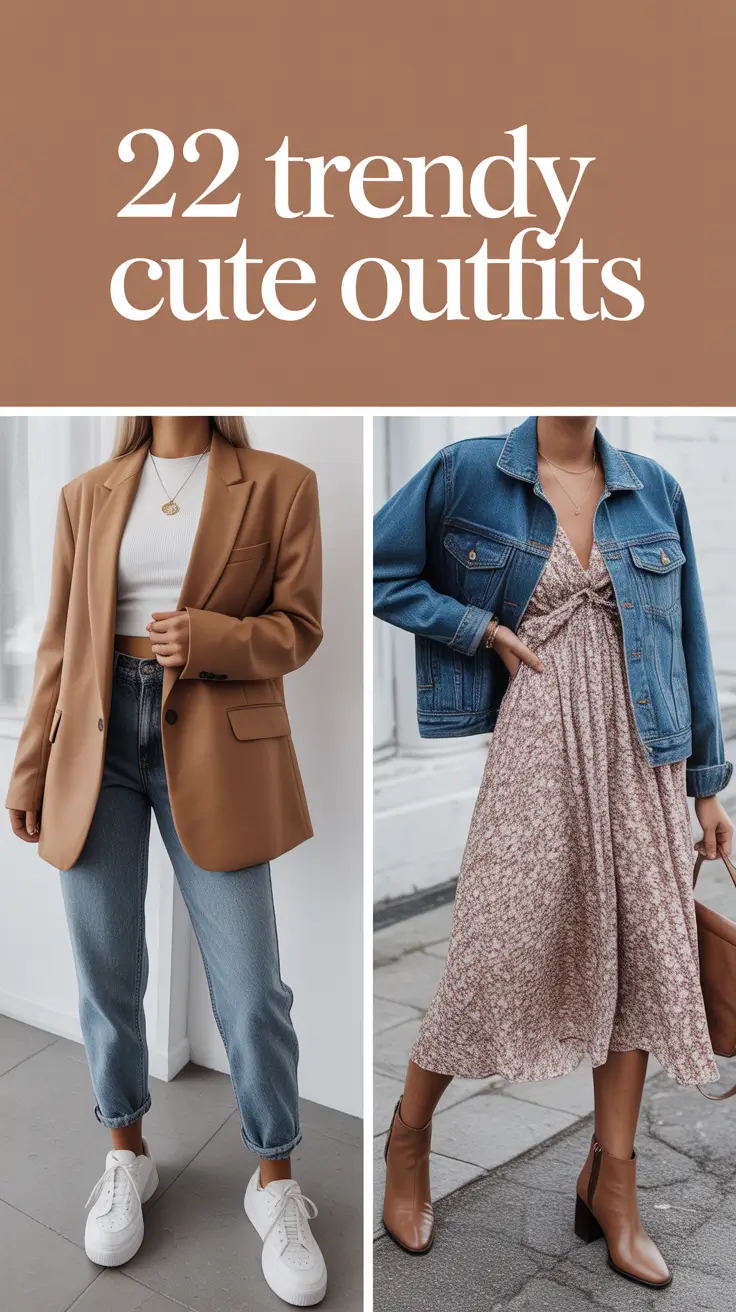 Trendy Cute Outfits 2026: Comfy & Aesthetic Ideas for School and Everyday Style